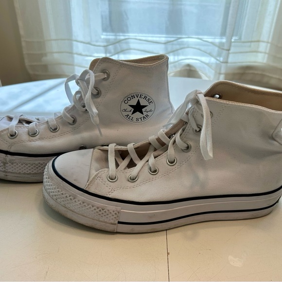 Converse Black And White Canvas High Top Sneakers main image 1